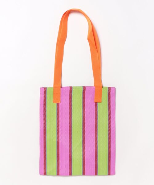 LILA&FLEUR(リラアンドフルール)の「Market Bag(トートバッグ・レディース・オレンジ系その他/ホワイト×ブラック/ピンク系その他/グリーン×オレンジ/イエロー× ブルー/サックスブルー系・ONE SIZE)」の10枚目の写真