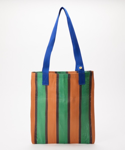 LILA&FLEUR(リラアンドフルール)の「Market Bag(トートバッグ・レディース・オレンジ系その他/ホワイト×ブラック/ピンク系その他/グリーン×オレンジ/イエロー× ブルー/サックスブルー系・ONE SIZE)」の2枚目の写真