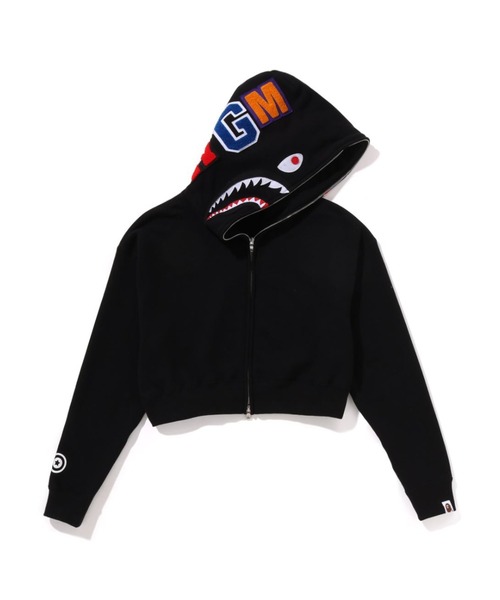 SHARK CROPPED FULL ZIP HOODIE（パーカー）｜A BATHING APE（ア