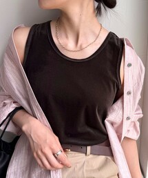 fredy emue | ベロアタンクトップ(タンクトップ)