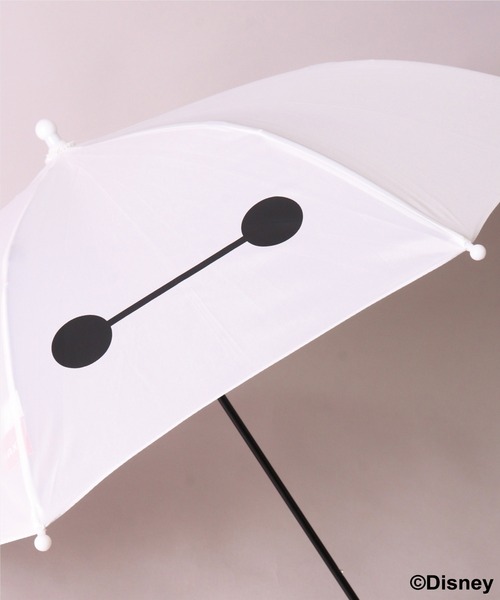 Disney(ディズニー)の「(SK)【Disney】なりきりレイングッズ 子供用 長傘(45.0cm)(長傘・キッズ・ブラック系2/ブラック系1/ホワイト系1・45cm)」の2枚目の写真