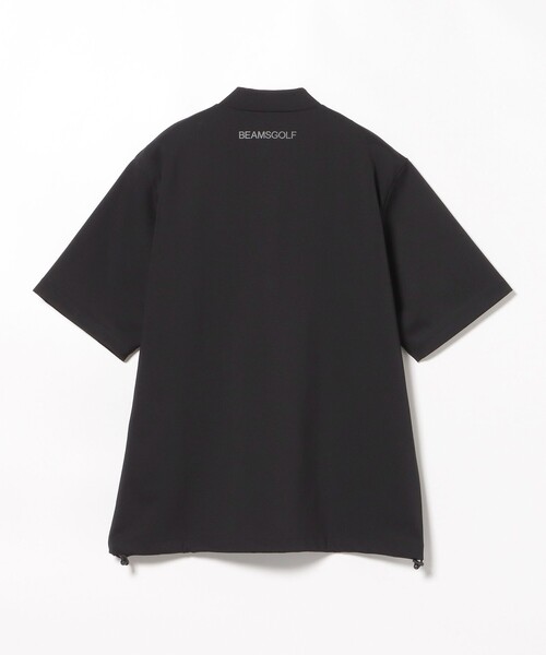 ORANGE LABEL / ハーフジップ 裾ドローコード モックネックシャツ