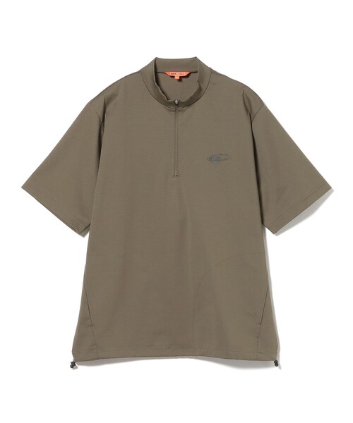 セール】ORANGE LABEL / ハーフジップ 裾ドローコード モックネック