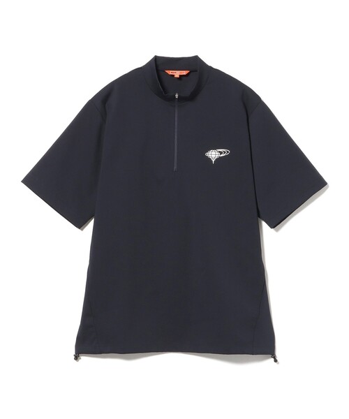 Electric golf モックネックシャツ　ドローコード付 セール】ORANGE LABEL / ハーフジップ 裾ドローコード モックネック