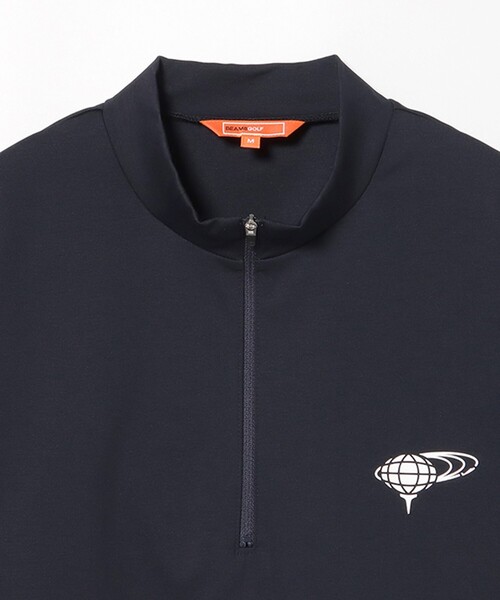セール】ORANGE LABEL / ハーフジップ 裾ドローコード モックネック