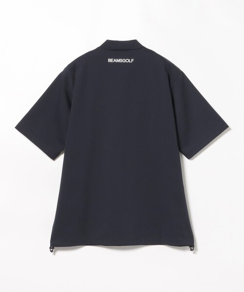 ORANGE LABEL / ハーフジップ 裾ドローコード モックネックシャツ