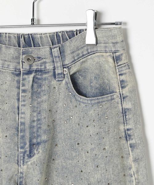 3.3 Field Trip （3.3フィールドトリップ）の「3.3 Field Trip／キラキラフレアデニムパンツ（デニムパンツ・レディース・ブルー/ブラック・FREE）」の12枚目の写真