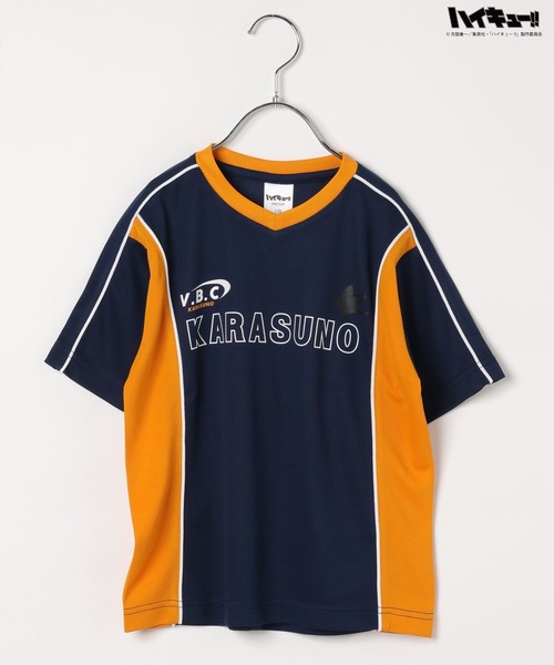 FOUND GOOD（ファウンドグッド）の「ハイキュー!!/KユニフォームT（Tシャツ/カットソー・キッズ・ネイビー/ブラック/ホワイト系5/レッド系5・120cm/140cm）」の3枚目の写真