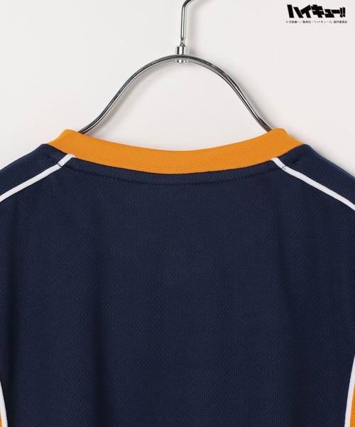 FOUND GOOD（ファウンドグッド）の「ハイキュー!!/KユニフォームT（Tシャツ/カットソー・キッズ・ネイビー/ブラック/ホワイト系5/レッド系5・120cm/140cm）」の5枚目の写真