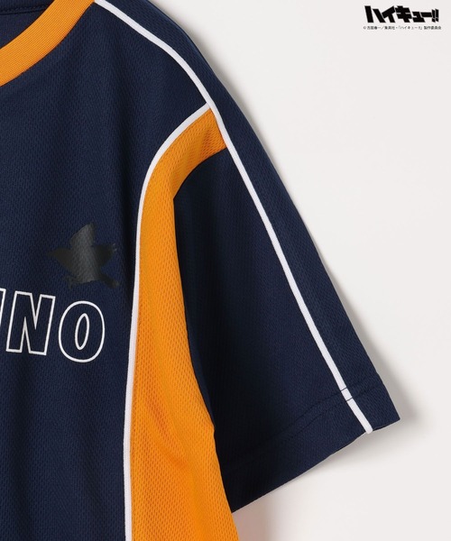 FOUND GOOD（ファウンドグッド）の「ハイキュー!!/KユニフォームT（Tシャツ/カットソー・キッズ・ネイビー/ブラック/ホワイト系5/レッド系5・120cm/140cm）」の7枚目の写真