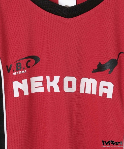 FOUND GOOD（ファウンドグッド）の「ハイキュー!!/KユニフォームT（Tシャツ/カットソー・キッズ・ネイビー/ブラック/ホワイト系5/レッド系5・120cm/140cm）」の12枚目の写真