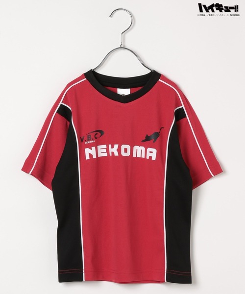 FOUND GOOD（ファウンドグッド）の「ハイキュー!!/KユニフォームT（Tシャツ/カットソー・キッズ・ネイビー/ブラック/ホワイト系5/レッド系5・120cm/140cm）」の16枚目の写真