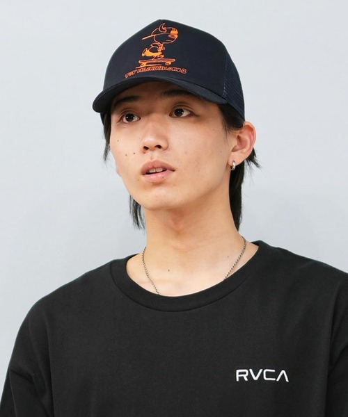 TOY MACHINE(トイ マシーン)の「TOY MACHINE/トイマシーン TMC SKB3 SECT TRUCKER CAP キャップ 252045007(キャップ・メンズ・ブラック/ホワイト/ブラウン/ネイビー・FREE)」の4枚目の写真