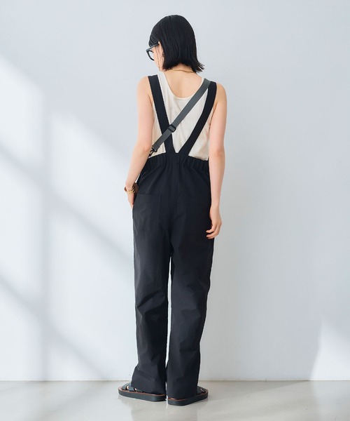 CROSS FUNCTION（クロスファンクション）の「《UV/吸水速乾》エブ楽 イージーサロペット【CROSS FUNCTION/クロスファンクション】（サロペット/オーバーオール・レディース・ベージュ/ブラック・L/M）」の7枚目の写真