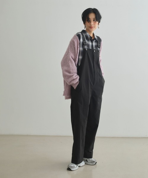 CROSS FUNCTION（クロスファンクション）の「《UV/吸水速乾》エブ楽 イージーサロペット【CROSS FUNCTION/クロスファンクション】（サロペット/オーバーオール・レディース・ベージュ/ブラック・L/M）」の22枚目の写真