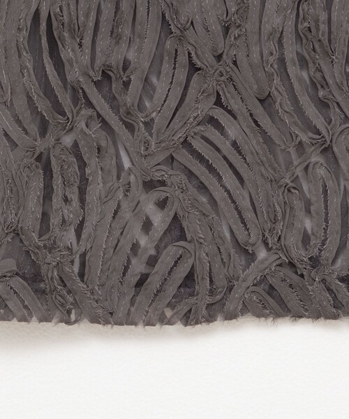 Rie Miller（リエミラー）の「《セットアップ対応》チュール刺繍タイトスカート（スカート・レディース・グレー/キナリ・38）」の18枚目の写真