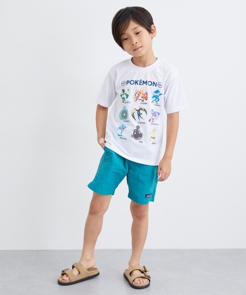 QUNTSTYLE（キュントスタイル）の「【ポケットモンスター】半袖プリントＴシャツ（Tシャツ/カットソー・キッズ・オフホワイト/ブラック/レッド・110/120/130/140）」の8枚目の写真