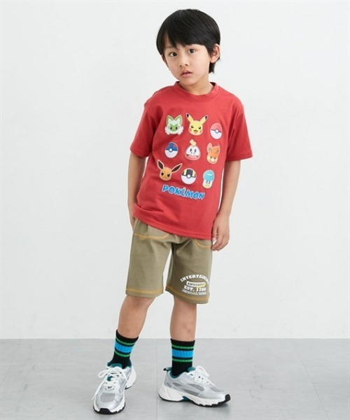 QUNTSTYLE（キュントスタイル）の「【ポケットモンスター】半袖プリントＴシャツ（Tシャツ/カットソー・キッズ・オフホワイト/ブラック/レッド・110/120/130/140）」の4枚目の写真