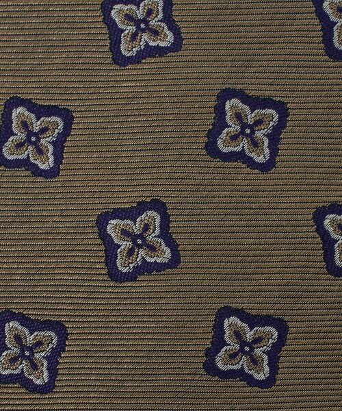 green label relaxing（グリーンレーベルリラクシング）の「GLR シルク② 8.0cm コモン3 ネクタイ（ネクタイ・メンズ・ベージュ/ネイビー・FREE）」の5枚目の写真