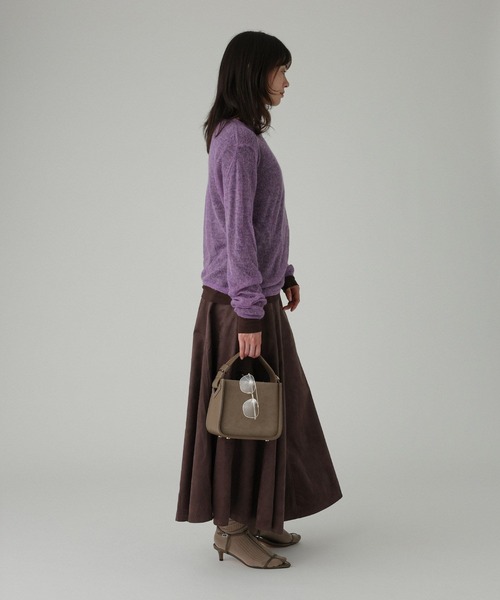 BABYLONE(バビロン)の「フェイクスエードフレアスカート(スカート・レディース・ダークブラウン/ベージュ/キャメル/ブラック・36inch/38inch)」の6枚目の写真