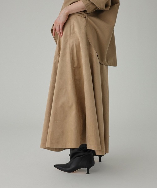 BABYLONE(バビロン)の「フェイクスエードフレアスカート(スカート・レディース・ダークブラウン/ベージュ/キャメル/ブラック・36inch/38inch)」の21枚目の写真