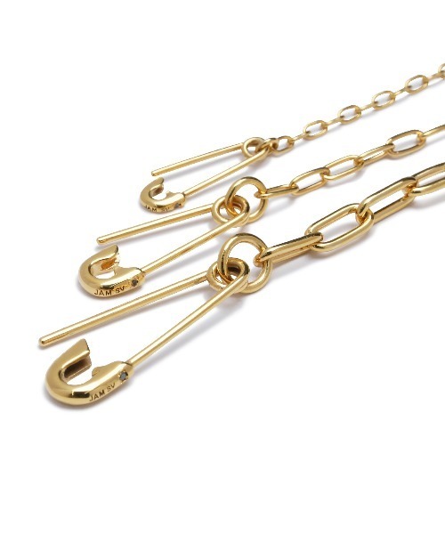 JAM HOME MADE（ジャムホームメイド）の「安全ピン 長アズキ チェーン ダイヤモンド ネックレス XS シルバー925 メンズ レディース（ネックレス・メンズ・ブラック/シルバー/ゴールド・ONE SIZE）」の20枚目の写真