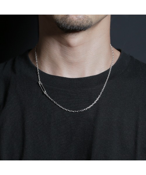 JAM HOME MADE（ジャムホームメイド）の「安全ピン 長アズキ チェーン ダイヤモンド ネックレス XS シルバー925 メンズ レディース（ネックレス・メンズ・ブラック/シルバー/ゴールド・ONE SIZE）」の22枚目の写真