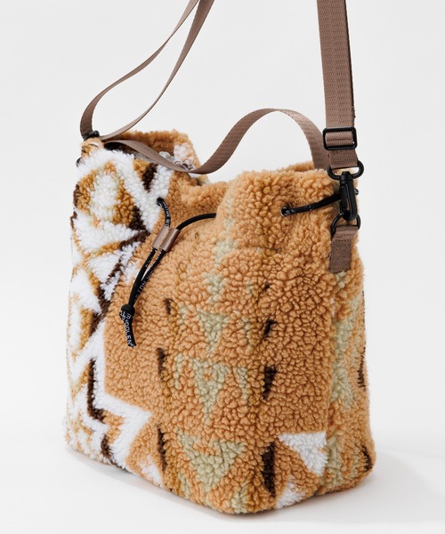 PENDLETON（ペンドルトン）の「PENDLETON/ペンドルトン ボアドローバッグ（ショルダーバッグ・レディース・グレー/ベージュ・FREE）」の11枚目の写真