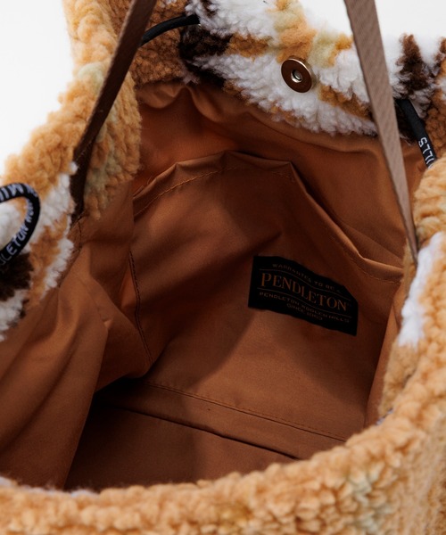 PENDLETON（ペンドルトン）の「PENDLETON/ペンドルトン ボアドローバッグ（ショルダーバッグ・レディース・グレー/ベージュ・FREE）」の13枚目の写真