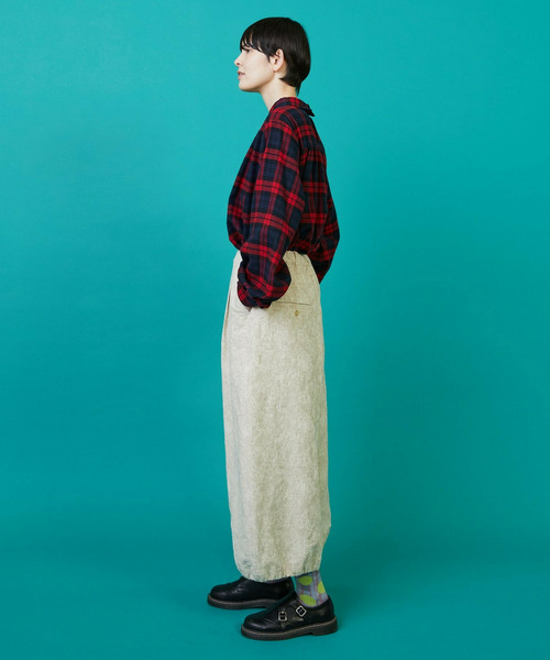 FRAPBOIS（フラボア）の「ビエラチェック ブラウス（シャツ/ブラウス・レディース・グリーン/レッド・1）」の17枚目の写真