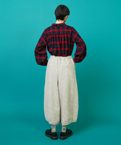 FRAPBOIS（フラボア）の「ビエラチェック ブラウス（シャツ/ブラウス・レディース・グリーン/レッド・1）」の18枚目の写真