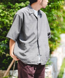 EKAL | 『吸水速乾/UVカット/UR TECH』ハイツイストショートスリーブシャツ(シャツ/ブラウス)