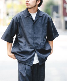 EKAL | 『吸水速乾/UVカット/UR TECH』ハイツイストショートスリーブシャツ(シャツ/ブラウス)