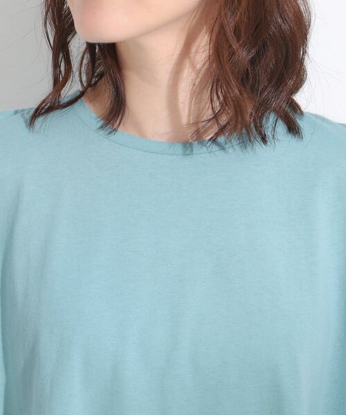 SHOO・LA・RUE(シューラルー)の「【S-LL/体型カバー】インせずサマ見え レースドッキングトップス(Tシャツ/カットソー・レディース・グリーン系/ネイビー/ブラウン系その他・01/02/03/04)」の13枚目の写真