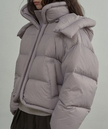 c.u.l（シーユーエル）の「パッファー 中綿 ボリューム フード付き ショート エコダウンジャケット culw865（ダウンジャケット/コート）」