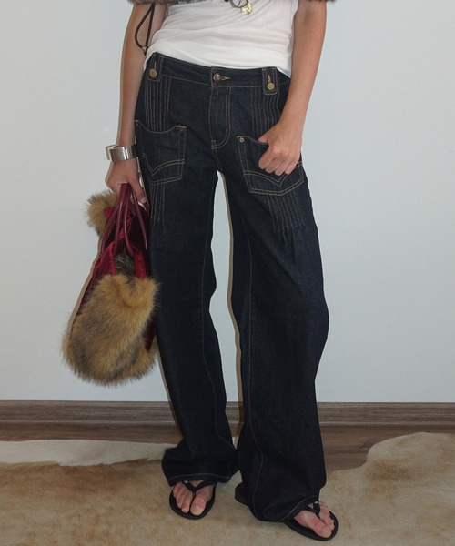 SCULPTOR（スカルプター）の「Double Waist Boots Cut Denim/ダブル