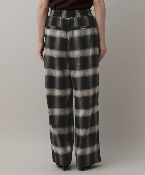 A part by（アパートバイ）の「オンブレーチェックパンツ（その他パンツ・レディース・ブラック/ネイビー・FREE）」の11枚目の写真