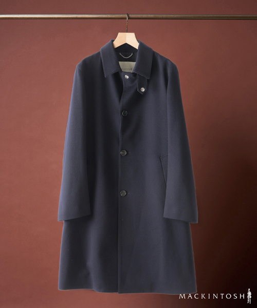 38マッキントッシュDUNKELD MLダンケルド ステンカラーコート BEAMS F（ビームスF）【別注】MACKINTOSH / DUNKELD メルトン