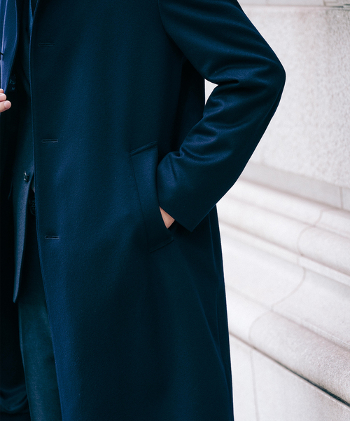Mackintosh（マッキントッシュ）の「MACKINTOSH(マッキントッシュ) 別注 DUNKELD/ダンケルド Loro Piana Fabric（ステンカラーコート・メンズ・ネイビー・36/38/40/42/34）」の7枚目の写真