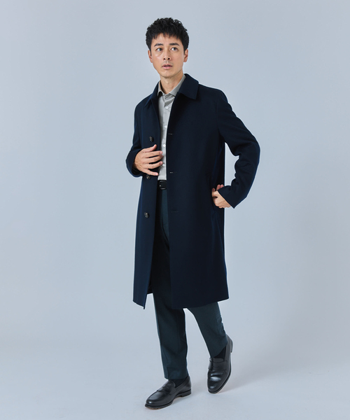 Mackintosh（マッキントッシュ）の「MACKINTOSH(マッキントッシュ) 別注 DUNKELD/ダンケルド Loro Piana Fabric（ステンカラーコート・メンズ・ネイビー・36/38/40/42/34）」の11枚目の写真