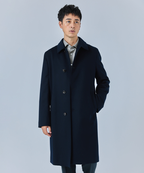 Mackintosh（マッキントッシュ）の「MACKINTOSH(マッキントッシュ) 別注 DUNKELD/ダンケルド Loro Piana Fabric（ステンカラーコート・メンズ・ネイビー・36/38/40/42/34）」の13枚目の写真