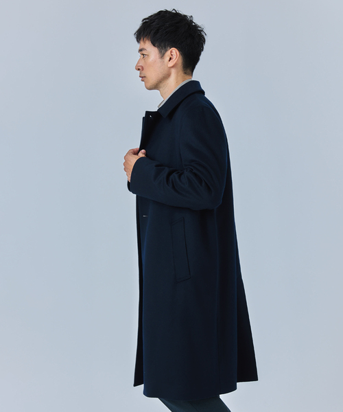 Mackintosh（マッキントッシュ）の「MACKINTOSH(マッキントッシュ) 別注 DUNKELD/ダンケルド Loro Piana Fabric（ステンカラーコート・メンズ・ネイビー・36/38/40/42/34）」の15枚目の写真