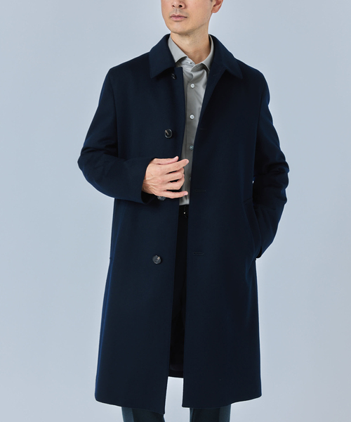 Mackintosh（マッキントッシュ）の「MACKINTOSH(マッキントッシュ) 別注 DUNKELD/ダンケルド Loro Piana Fabric（ステンカラーコート・メンズ・ネイビー・36/38/40/42/34）」の18枚目の写真