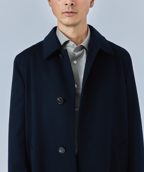 Mackintosh（マッキントッシュ）の「MACKINTOSH(マッキントッシュ) 別注 DUNKELD/ダンケルド Loro Piana Fabric（ステンカラーコート・メンズ・ネイビー・36/38/40/42/34）」の19枚目の写真