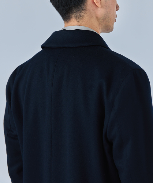 Mackintosh（マッキントッシュ）の「MACKINTOSH(マッキントッシュ) 別注 DUNKELD/ダンケルド Loro Piana Fabric（ステンカラーコート・メンズ・ネイビー・36/38/40/42/34）」の22枚目の写真