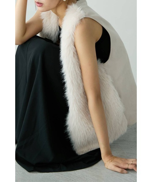 M.deux（エムドゥ）の「ライトエコファーベスト（ベスト・レディース・ライトベージュ・MEDIUM）」の14枚目の写真