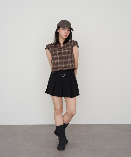 RAY CASSIN(レイカズン)の「ピグメントキャップ(キャップ・レディース・ベージュ/ブラック/ブラウン・FREE)」の5枚目の写真