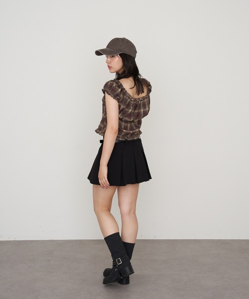 RAY CASSIN(レイカズン)の「ピグメントキャップ(キャップ・レディース・ベージュ/ブラック/ブラウン・FREE)」の6枚目の写真