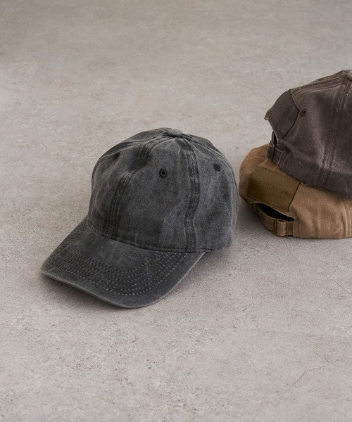 RAY CASSIN(レイカズン)の「ピグメントキャップ(キャップ・レディース・ベージュ/ブラック/ブラウン・FREE)」の7枚目の写真