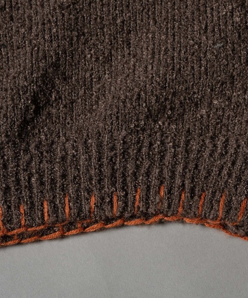 CIVVY.（シヴィ―）の「Stiched Knit Polo Top - ステッチニットポロ
